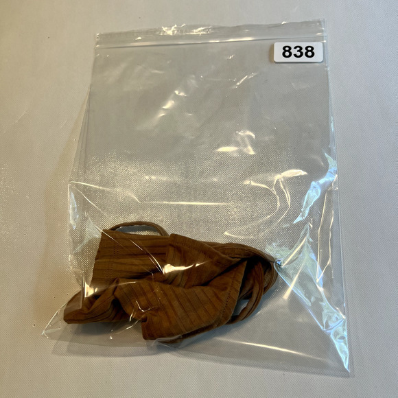 VERO‎ MODA Womens Lucy Rib Crop Top Tobacco Brown size Small - Picture 10 of 10